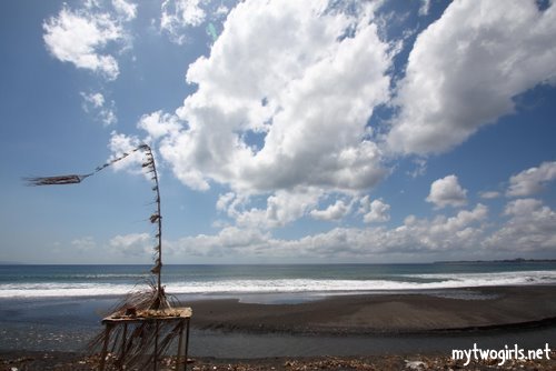 Beach near Gianyar which used to produce salt